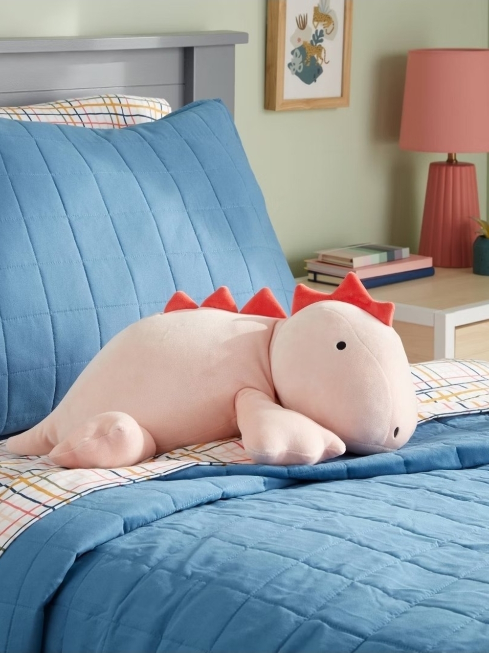 *NWT* Pillowfort Pink Dinosaur Weighted Plush